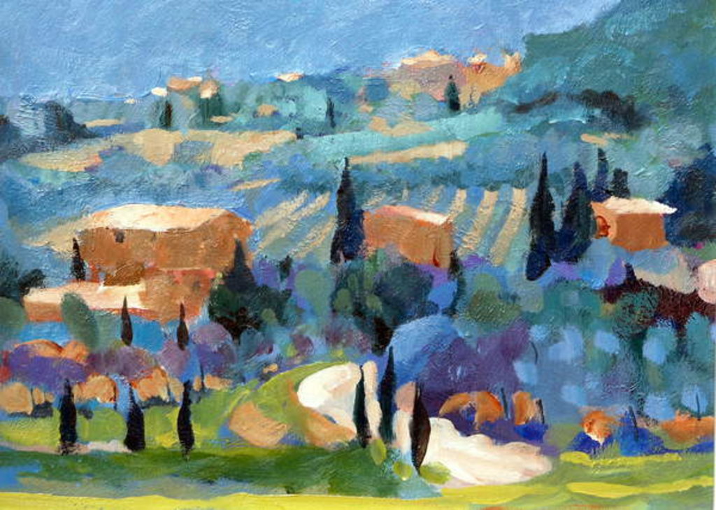 Detail of Tuscany, 2007 by Clive Metcalfe