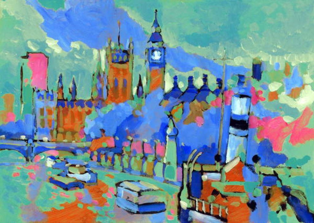 Detail of Westminster, 2007 by Clive Metcalfe