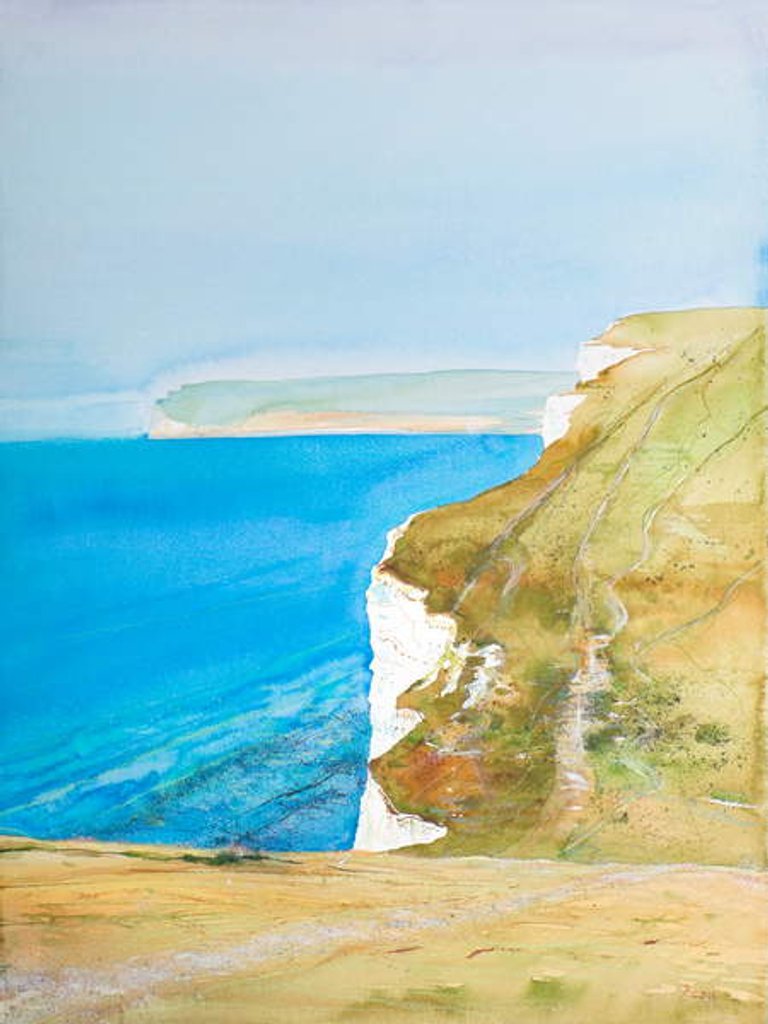 Detail of Beachy Head ll by Michael Frith