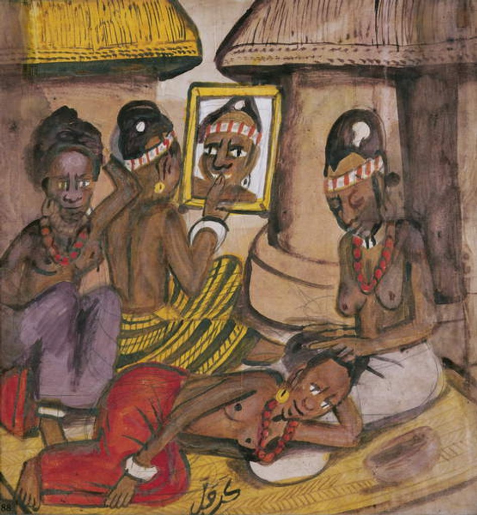 Detail of Mali Women, c.1929 by Kalifala Sidibe