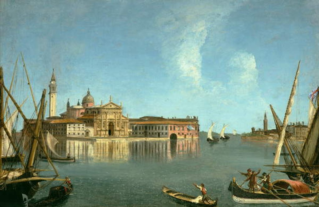Detail of San Giorgio Maggiore across the Venetian Lagoon by Michele Marieschi