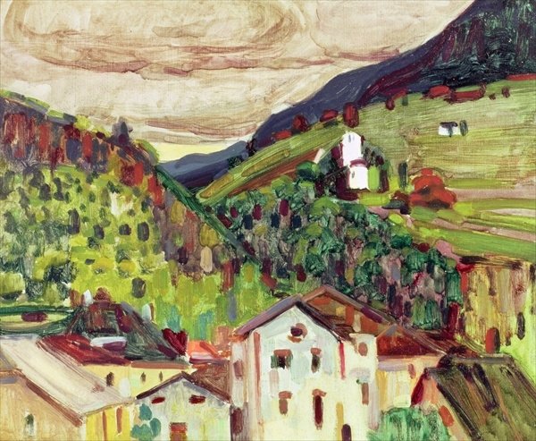 Detail of Lana, 1908 by Wassily Kandinsky