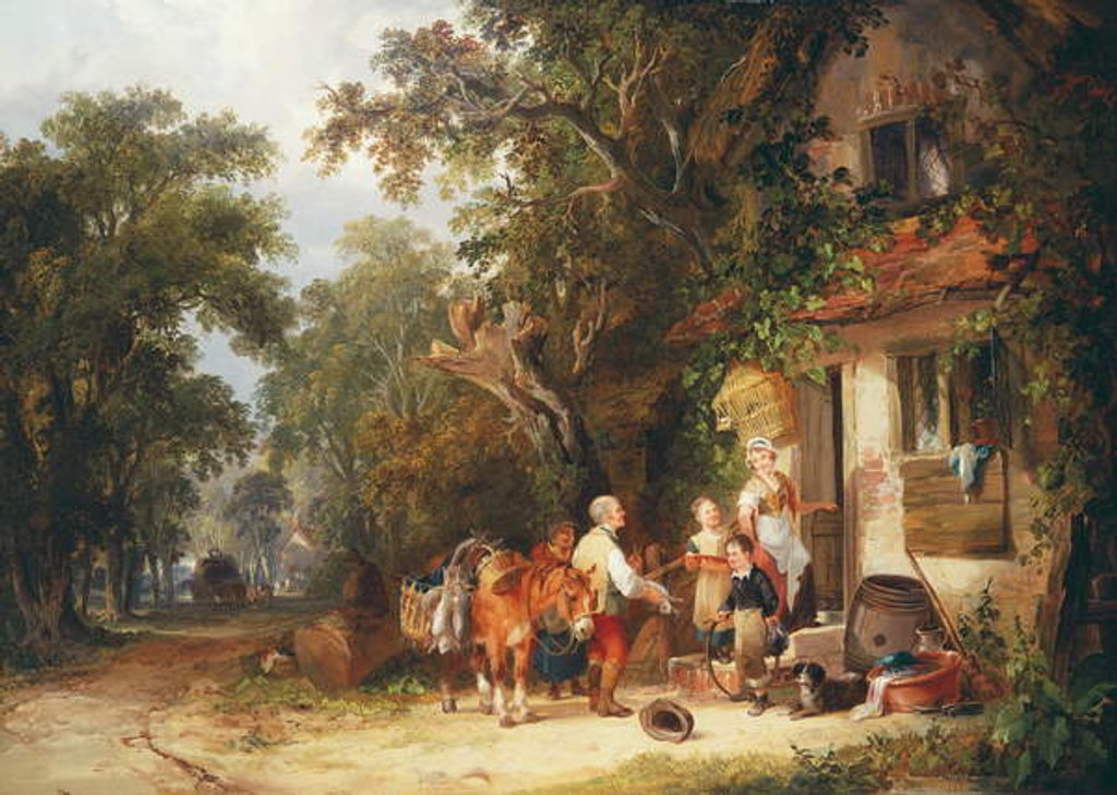 Detail of The Rabbit Seller, 1853 by William Snr. Shayer