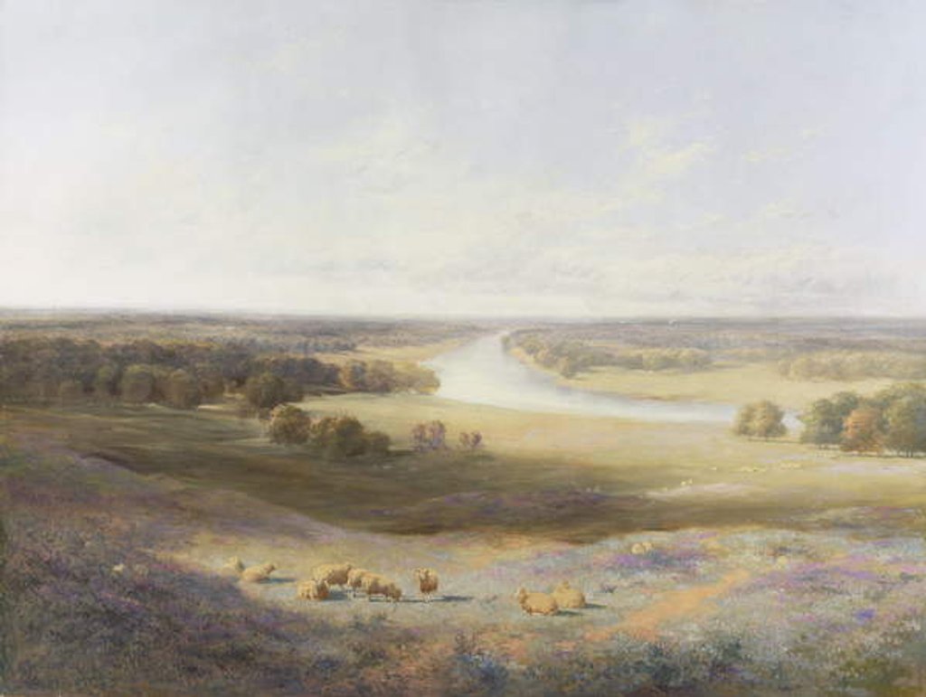 Detail of View of Richmond by Thomas Francis Wainewright