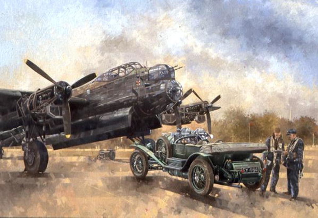Detail of A Lancaster and a Bentley, 2000 by Peter Miller