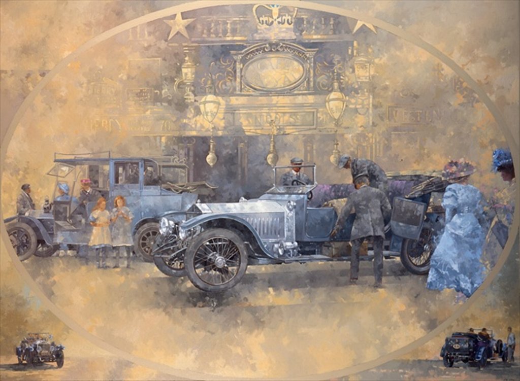 Detail of Departure for Christmas by Peter Miller