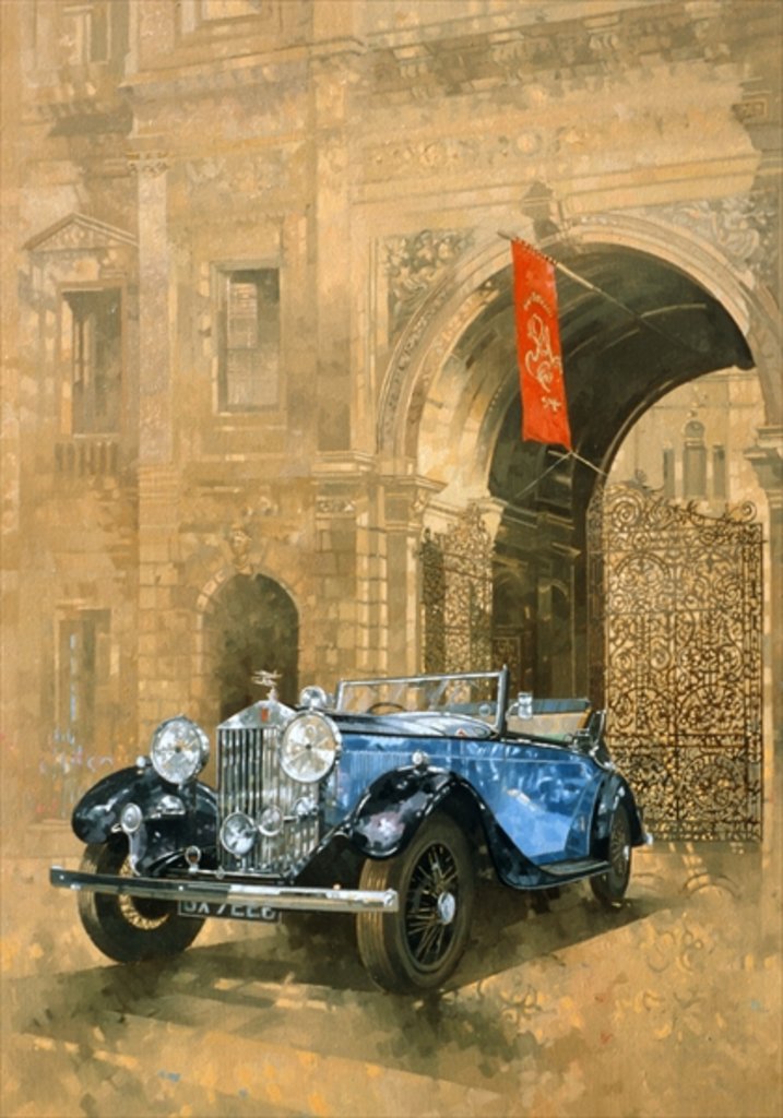 Detail of Rolls Royce at the Royal Academy by Peter Miller