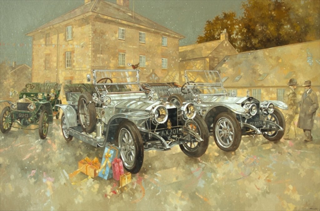 Detail of Christmas Ghosts at the Hunt House by Peter Miller