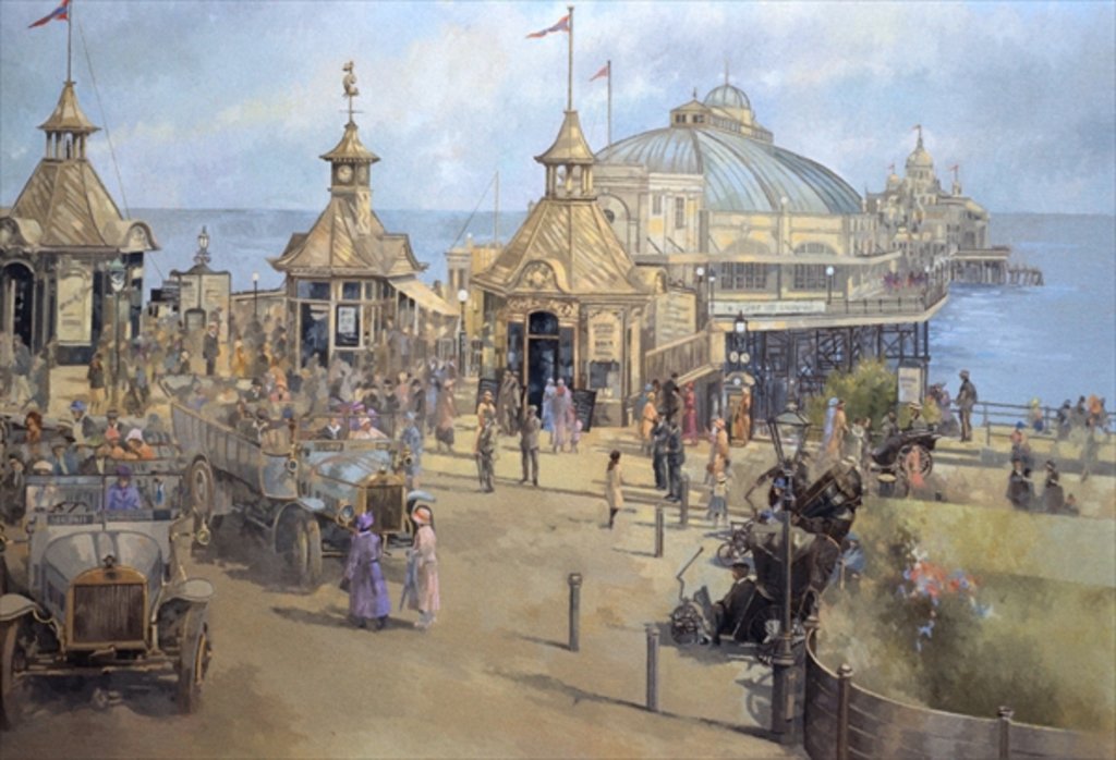 Detail of Eastbourne, 1925 by Peter Miller