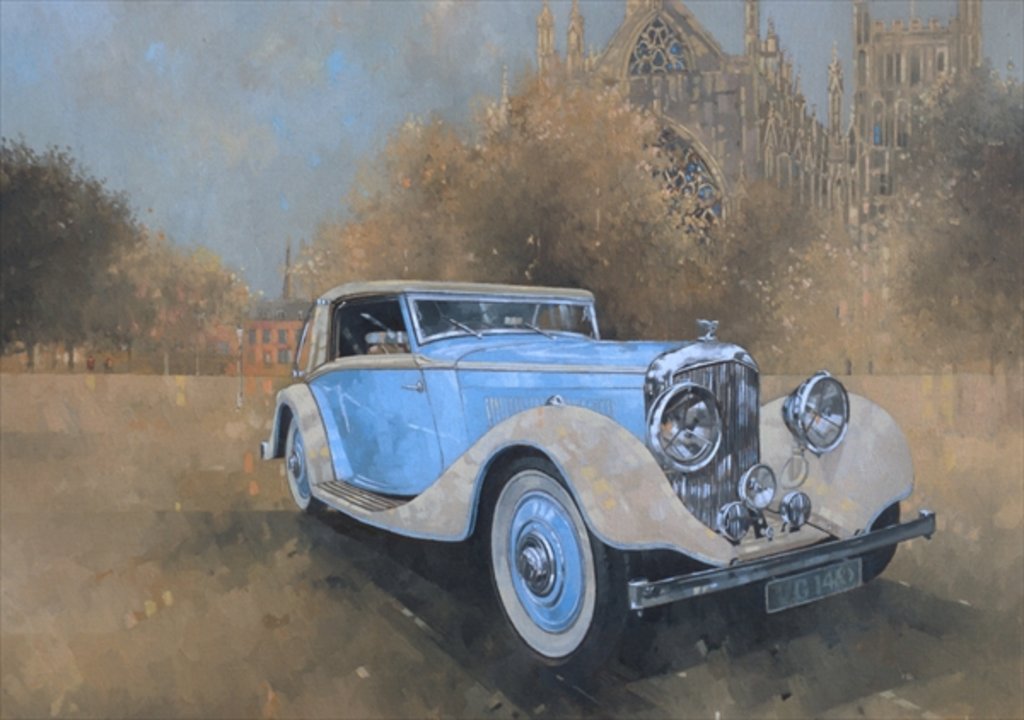 Detail of Bentley by Kellner, 1936 by Peter Miller