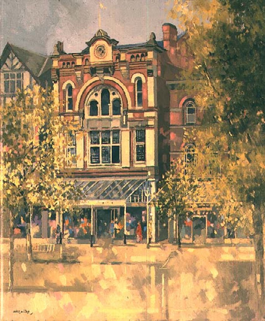 Detail of Hammick's Bookshop, Southport by Peter Miller