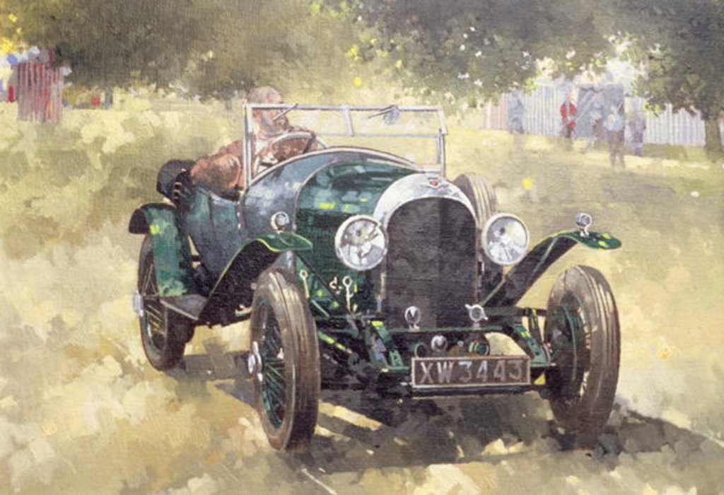 Detail of The Green Bentley at Althorp, 1994 by Peter Miller