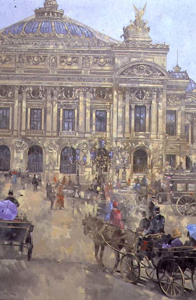 Detail of L'Opera, Paris, 1993 by Peter Miller