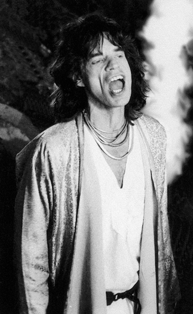 Detail of Mick Jagger promo shots (3) by Tim Dry