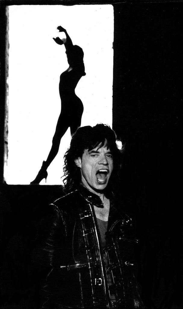 Detail of Mick Jagger promo shots (4) by Tim Dry