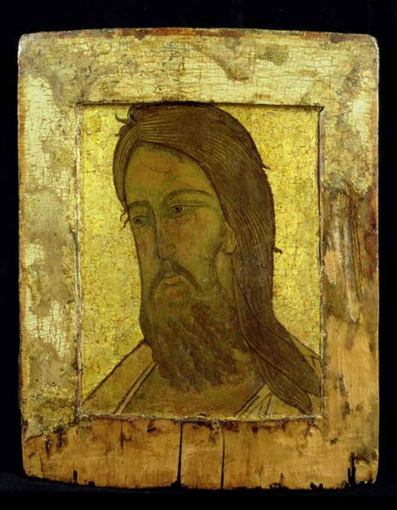 Detail of Icon of St. John the Baptist, c.1500 by Moscow School