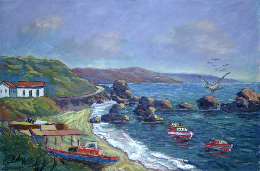 Detail of Fishermen's Rocks, 2004 by Carlton Murrell