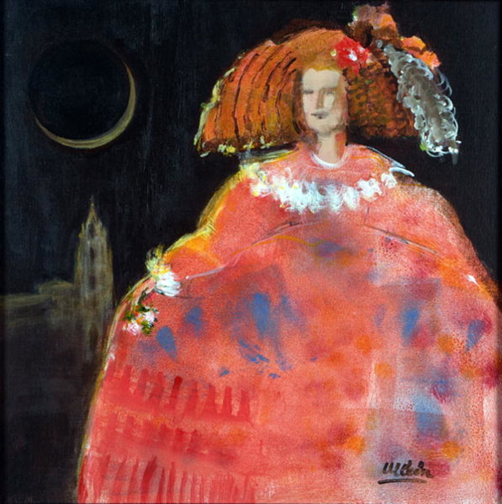 Detail of Menina and Cathedral by Marisa Leon