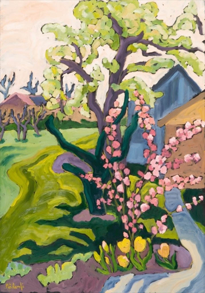 Detail of Garden in Dusk Light, 2006 by Marta Martonfi-Benke