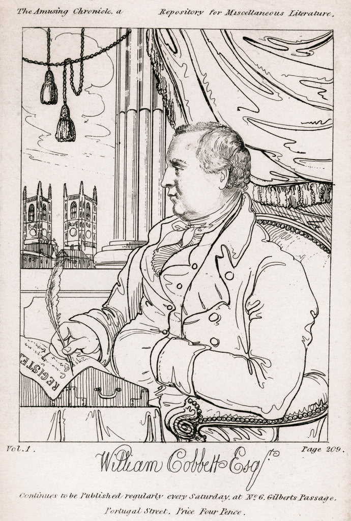 Detail of William Cobbett by Anonymous