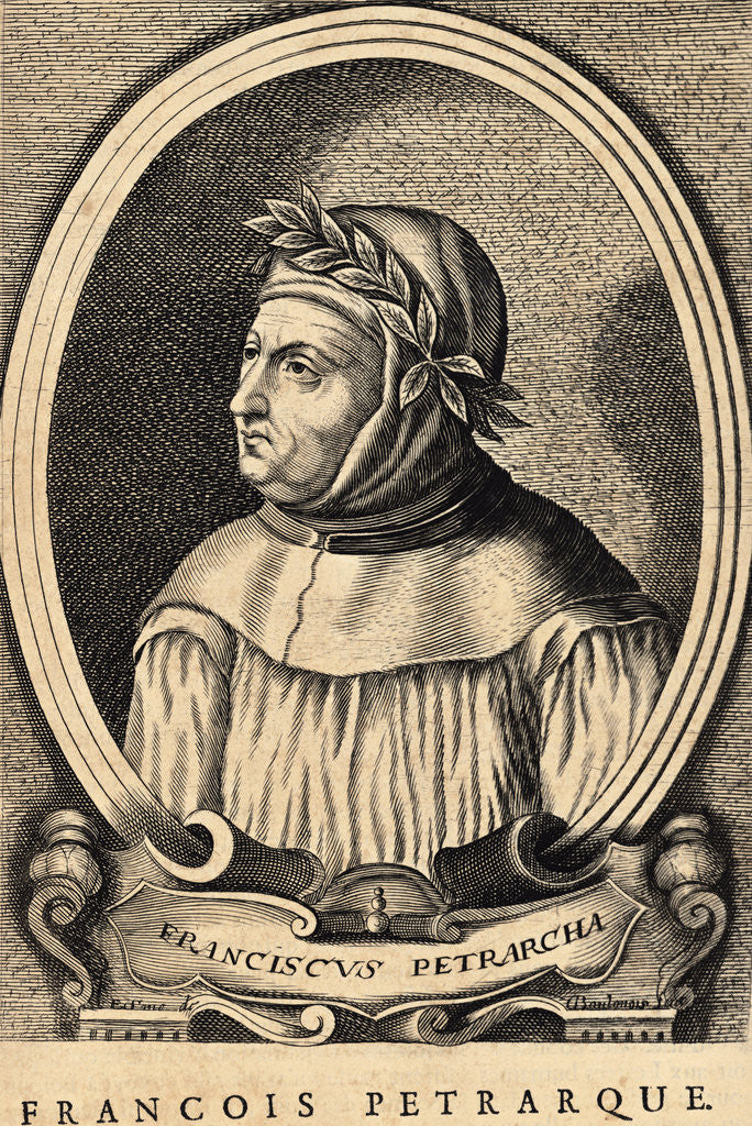 Detail of Francesco Petrarch by Anonymous