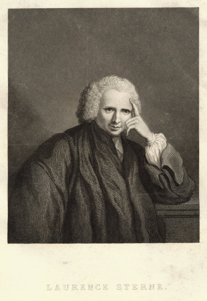 Detail of Portrait of Laurence Sterne by Anonymous