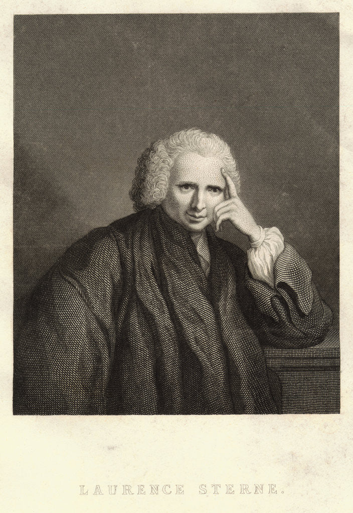 Detail of Portrait of Laurence Sterne by Corbis