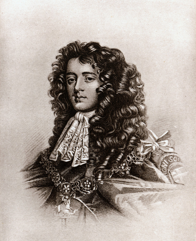 Detail of Portrait of James, Duke of Monmouth by Anonymous