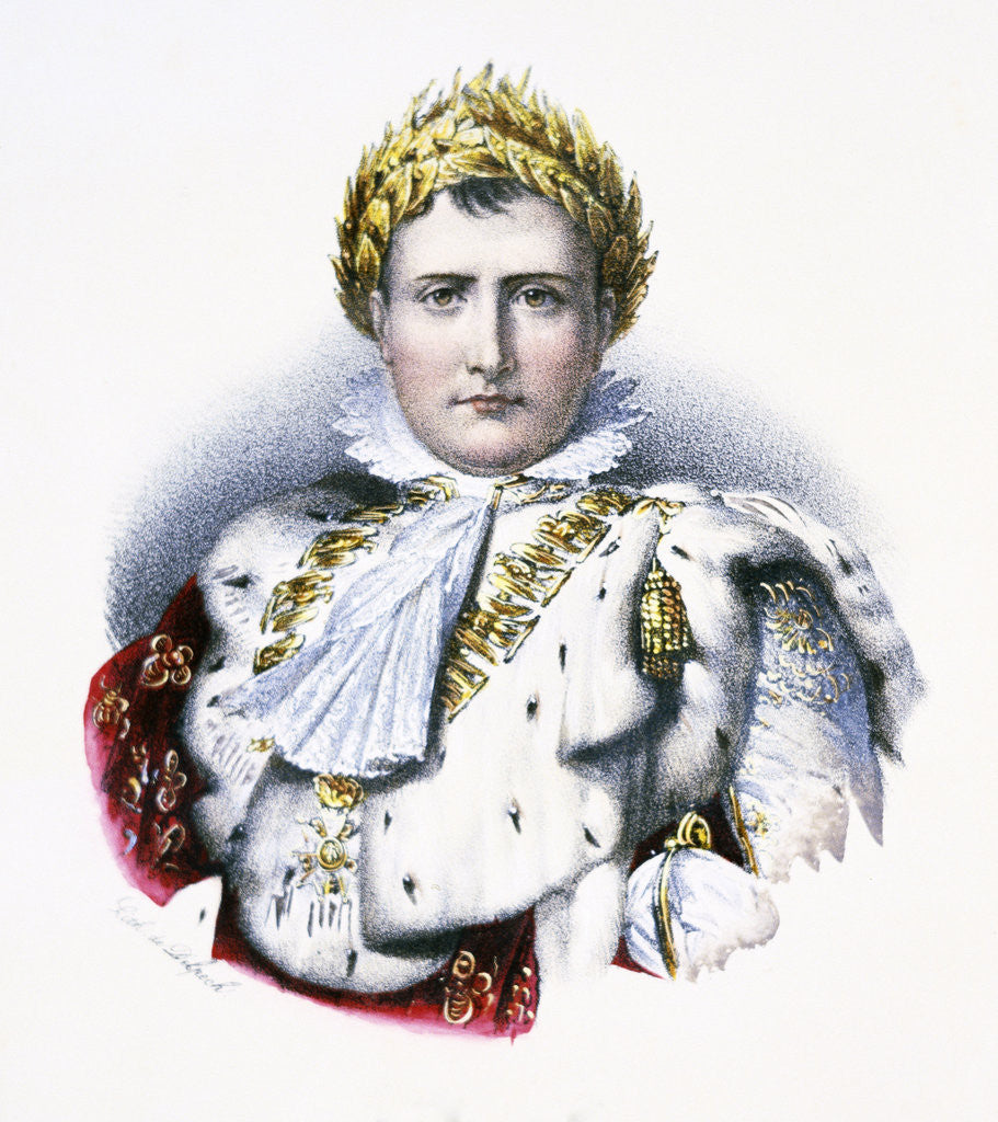 Detail of Portrait of Napoleon I by Anonymous