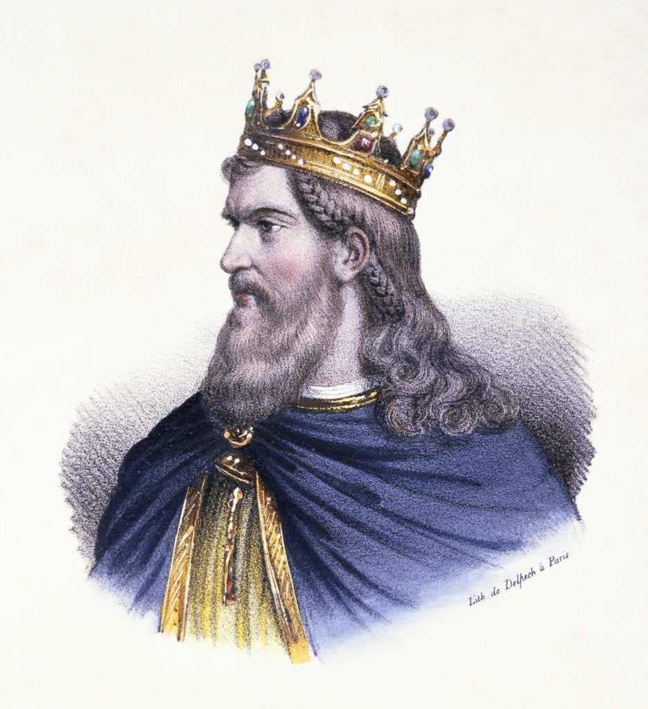 Detail of Portrait of Pharamond, King of the Franks by Anonymous