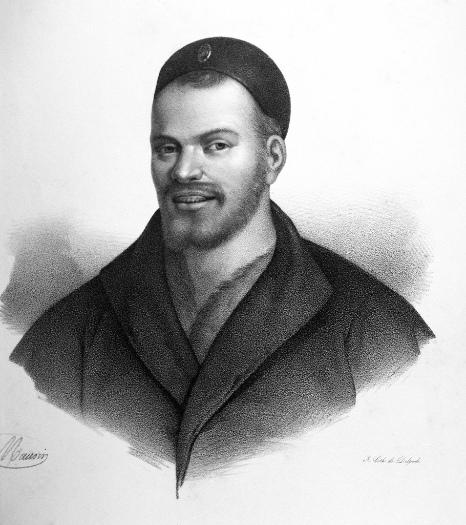 Detail of Illustration of Francois Rabelais by Corbis