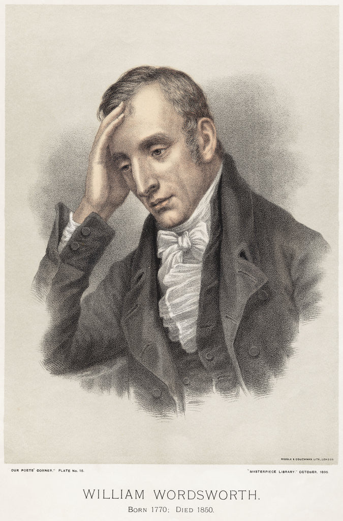 Detail of Portrait of William Wordsworth by Anonymous