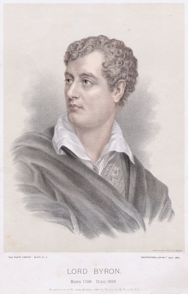 Detail of Lord Byron by Corbis