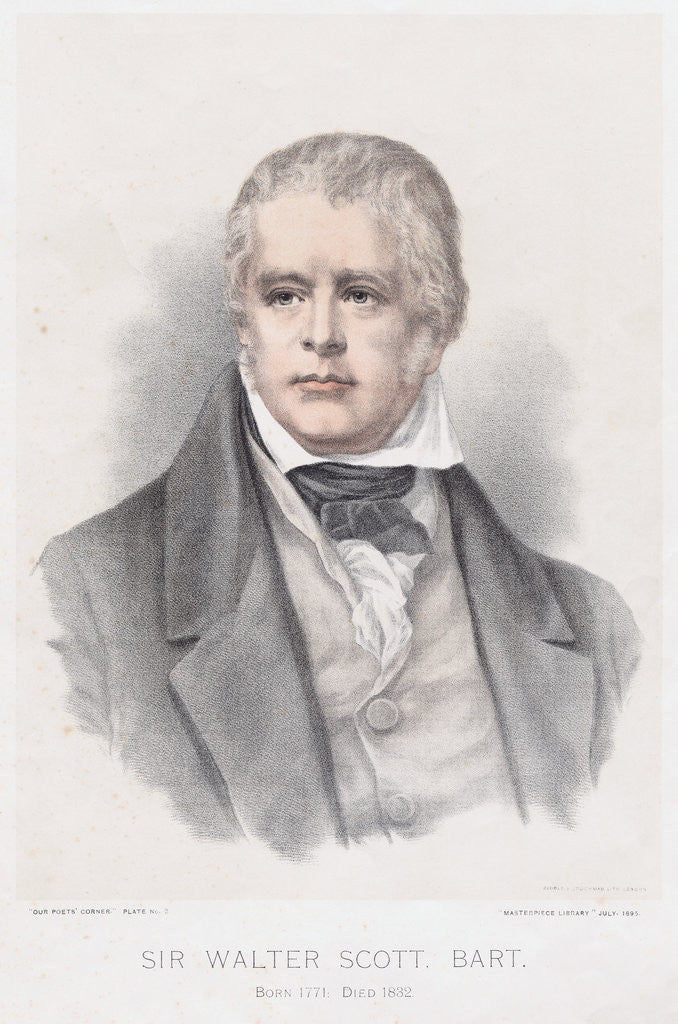 Detail of Sir Walter Scott Bart by Anonymous