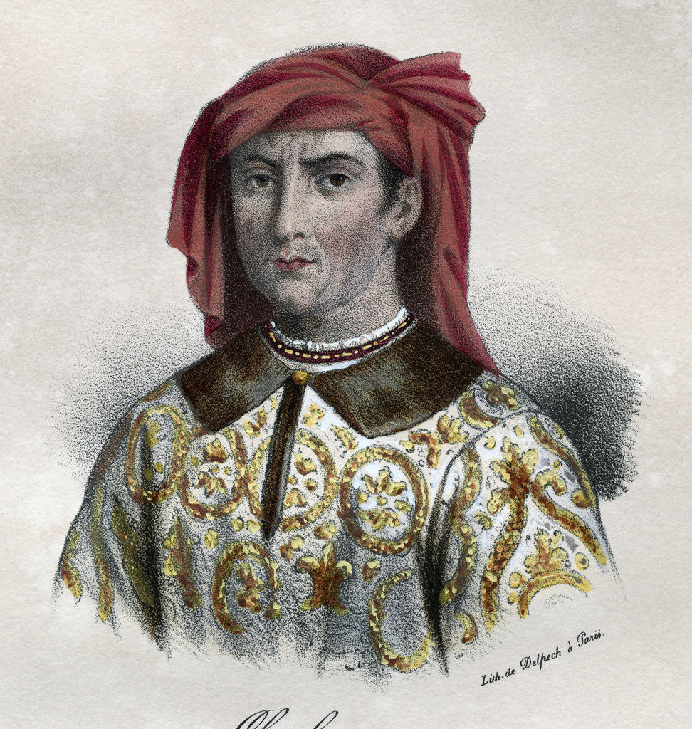 Detail of Charles VI by Anonymous