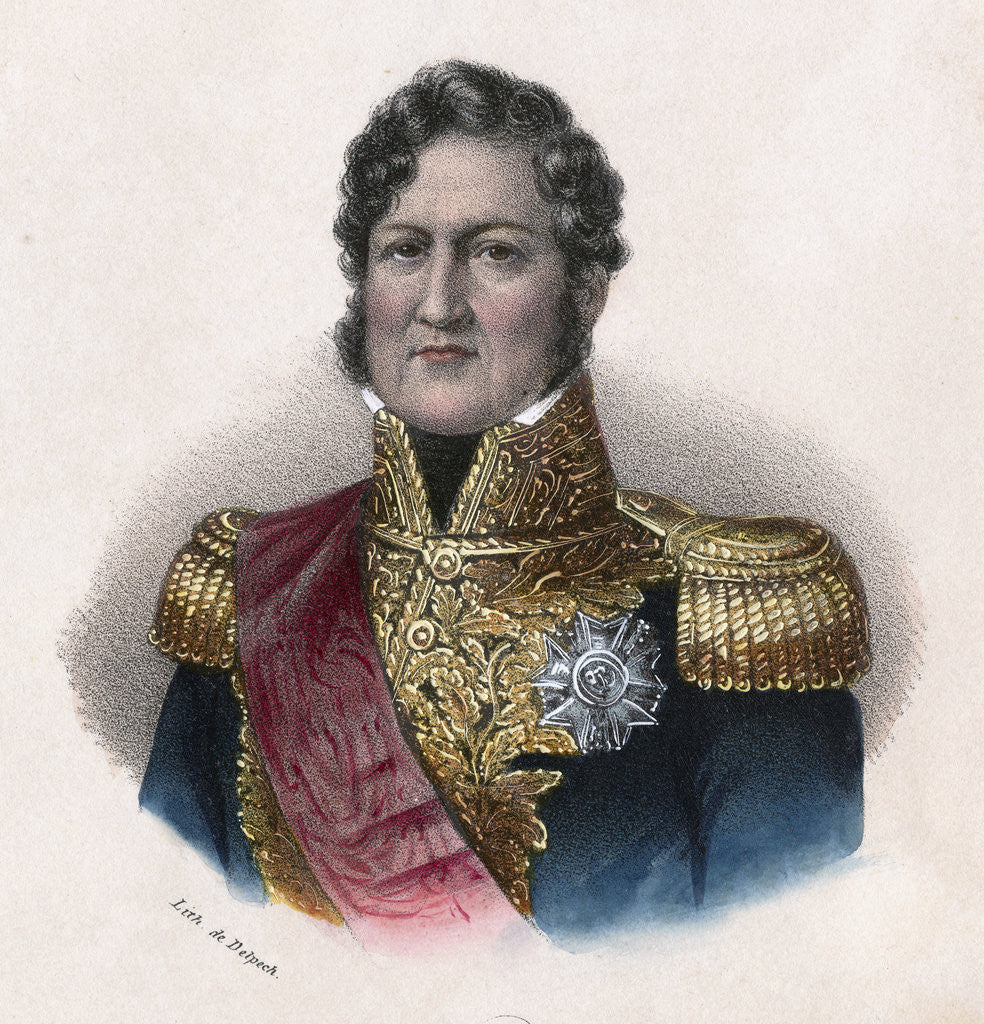 Detail of Louis Philippe 1st by Anonymous