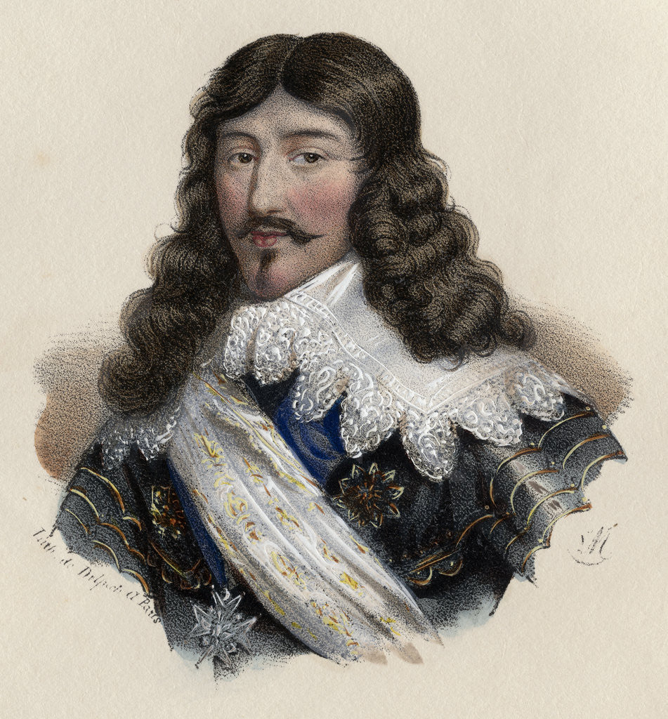 Detail of Louis XIII by Anonymous