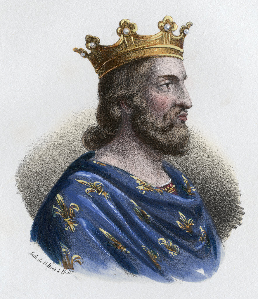 Detail of Dagobert 1st by Anonymous