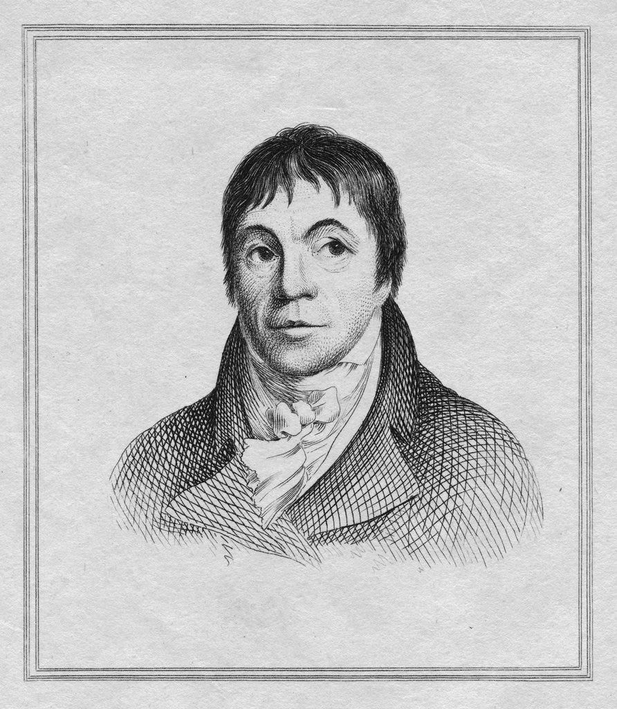 Detail of Portrait Engraving of John Phillpot Curran by Anonymous