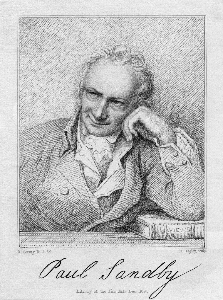 Detail of Paul Sandby 19th-Century English Engraving by Anonymous