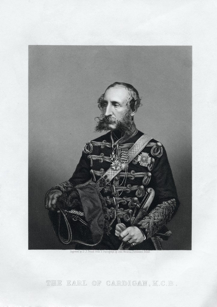 Detail of The Earl of Cardigan, K.C.B. by D. J. Pound