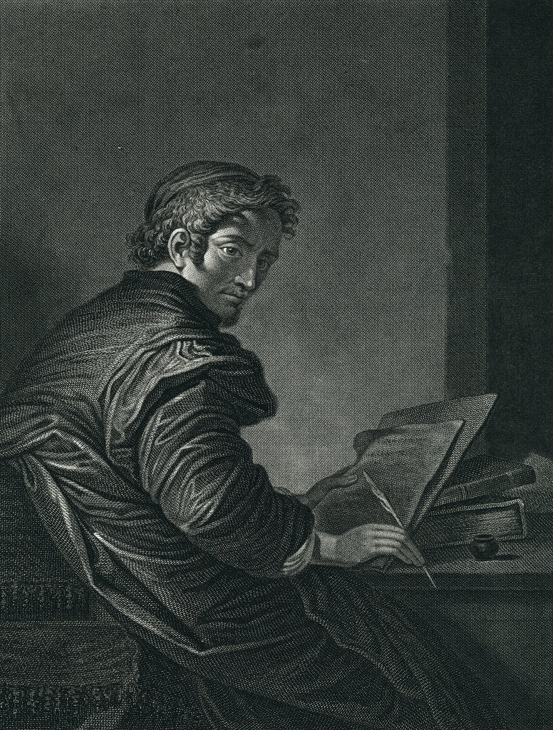 Detail of Salvator Rosa Engraving by John Neagle