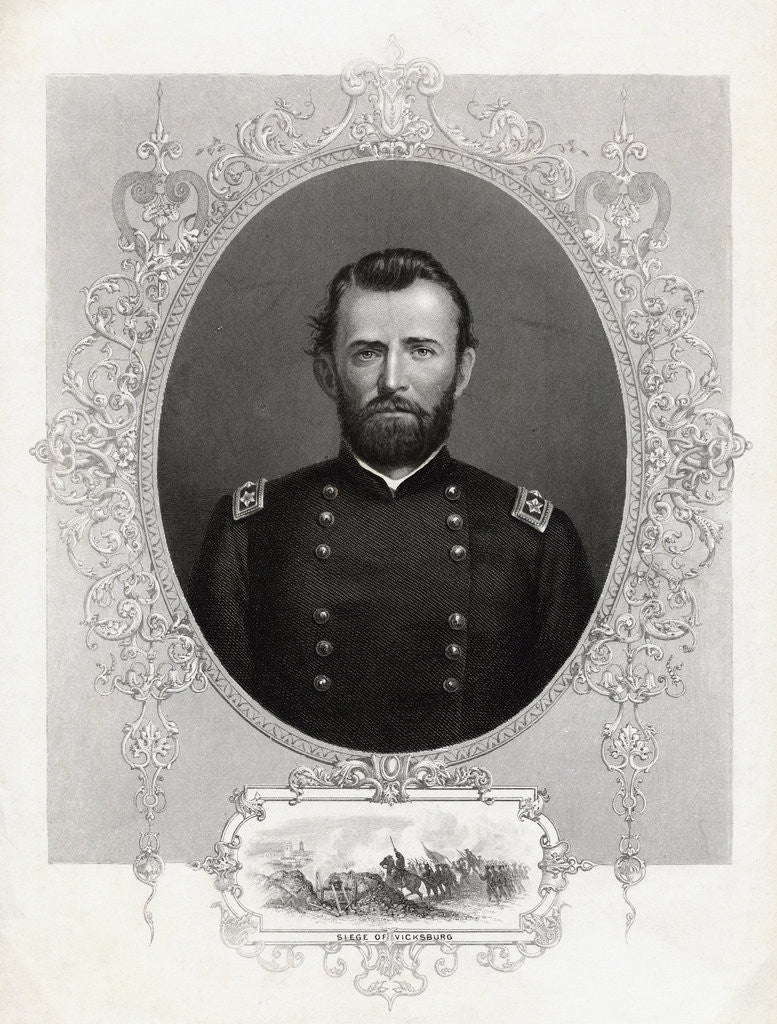 Detail of General Ulysses S. Grant Engraving by Anonymous