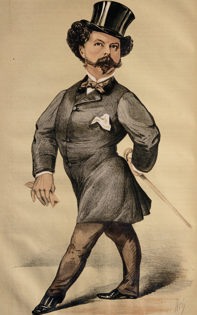 Detail of A Professor of Strong Languages by Alfred Thompson