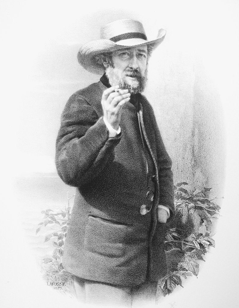 Detail of Paul Gavarni Engraving by Jean Baptiste Adolph Lafosse