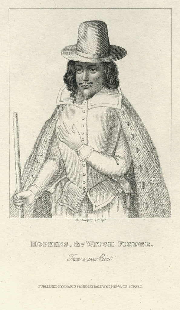 Detail of Hopkins, the Witch Finder by R. Cooper