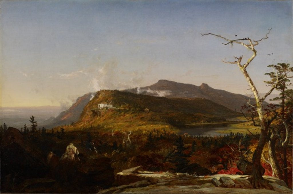 Detail of Catskill Mountain House, 1855 by Jasper Francis Cropsey