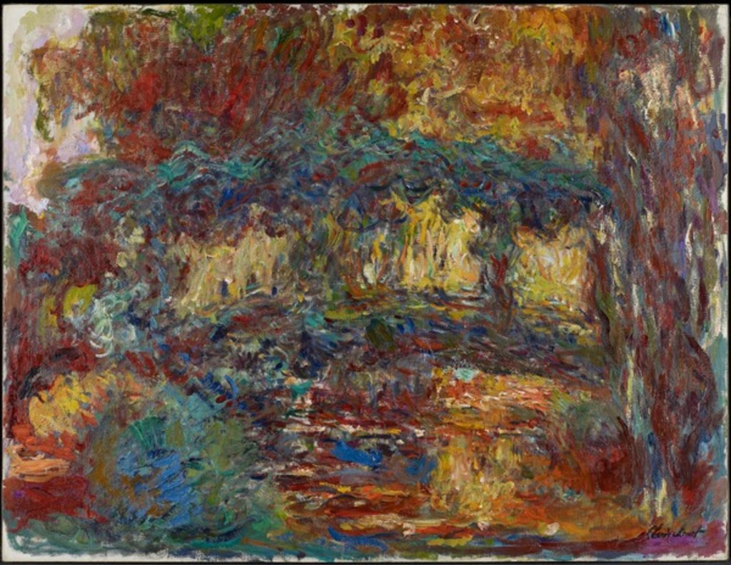 Detail of The Japanese Bridge, c.1923-25 by Claude Monet