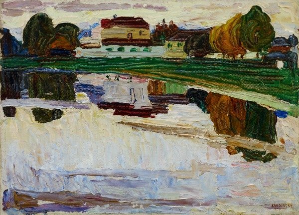 Detail of Nymphenburg, 1904 by Wassily Kandinsky