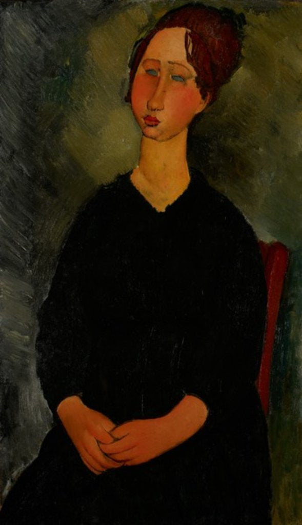 Detail of Little Servant Girl, c.1916 by Amedeo Modigliani